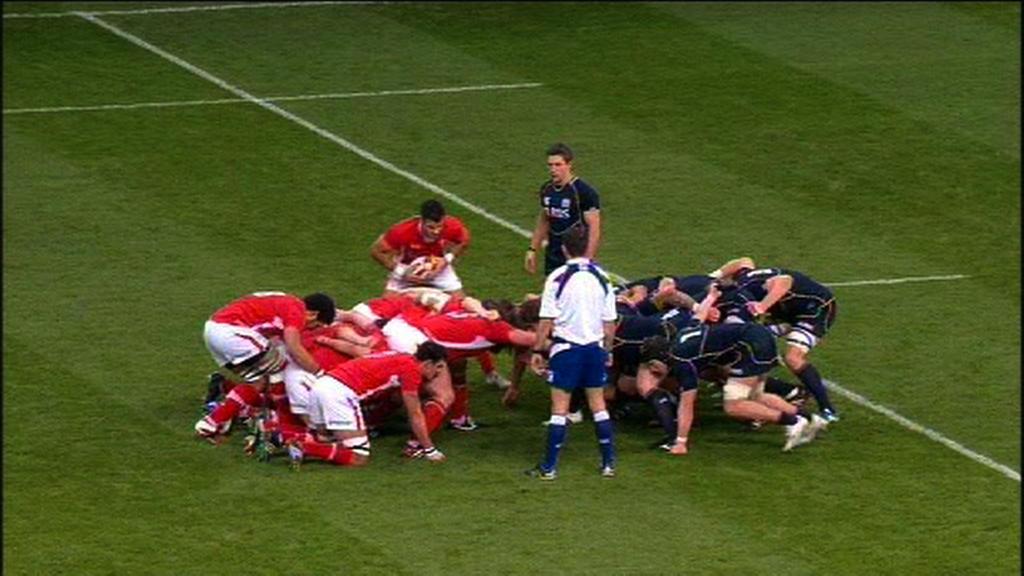 The challenge addressed in this paper is the automatic classification of video events from rugby footage.