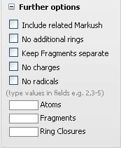 Note: Reaxys remembers the last query form used, and will reopen it in the next session; the Substances and Properties Query tab can then become an entry form.