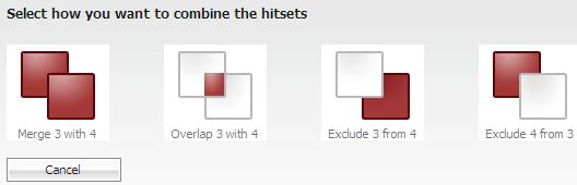 All saved hitsets are displayed if the user is logged in to Reaxys. Click Remove to delete a saved list.
