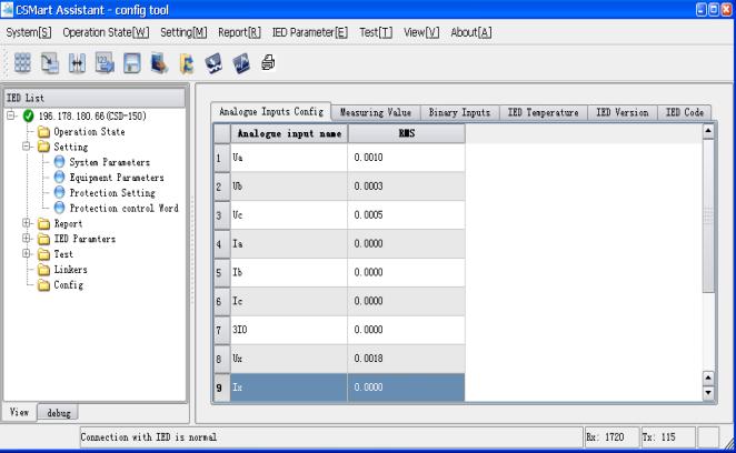 Software Tools Figure 15 setting edit window For advanced IED version, the control function