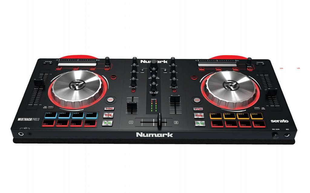 displays provide 1:1 real-time visualization of Serato DJ 4 decks of control in a high-quality sleek, low-profile design Intelligent touch-activated knobs provide groundbreaking control