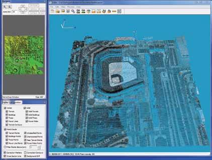 E3De is an interactive geospatial software environment that allows you to create powerful, photorealistic 3D visualizations and easily extract important features and products from LiDAR data.