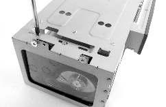 the optical drive tray.