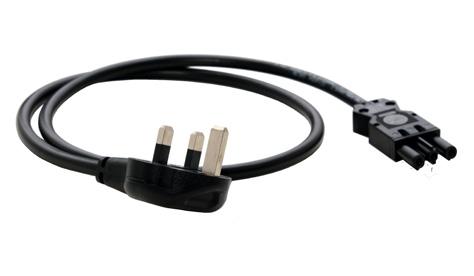 Power Accessories Cables and Connectors Connector system for use with power modules, giving quick and simple installation. 3 pole male and female pre-moulded s with 1.