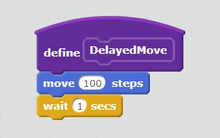 25 Sequence of Execution With Functions Our function "DelayedMove" is useful for the simple task we gave you to implement What might make it more