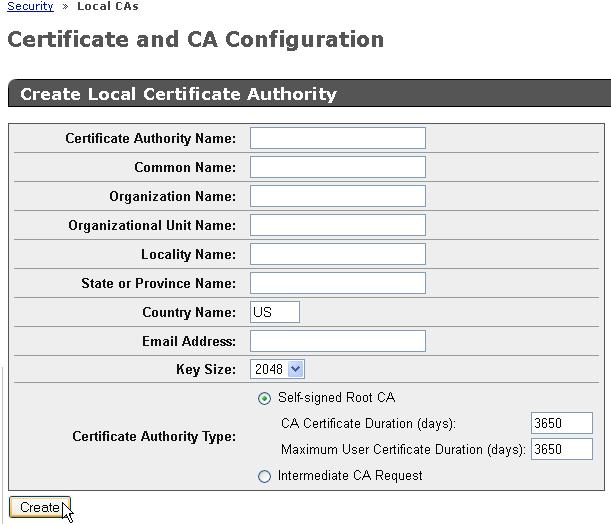 Create a Local Certificate Authority on