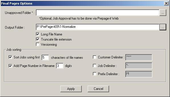 overrides the PrePage-it Viewer Sort
