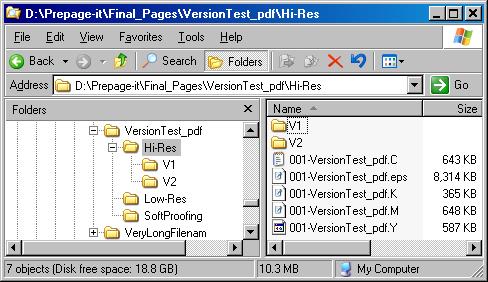 Truncate File Extension example Input filename PrePage-it queue Truncate File Extension: disabled Truncate File Extension: enabled Job1.pdf 1-bit TIFF queue configured to add a.