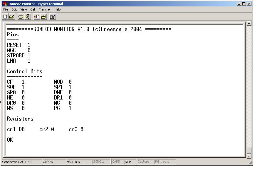 Romeo2 Monitor Source Code Figure 11. Receiving Data Without Manchester Encoding Romeo2 Monitor Source Code The Romeo2 monitor was written using the C programming language.