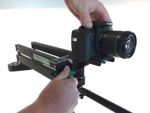 camera mounted to set the right weight requirement.