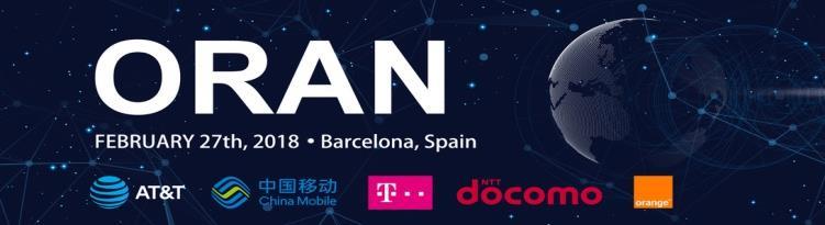2018. O-RAN Workshop will be held