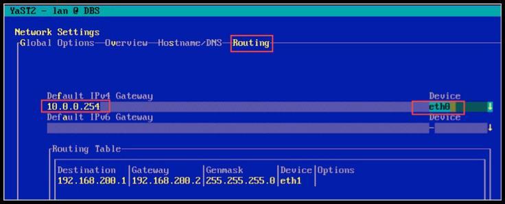 preserve your new settings. 7. Use the arrow keys to select Hostname/DNS.