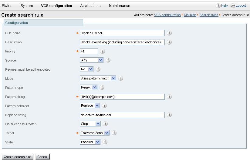 Optional configuration steps 7. Click Create search rule.