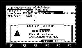 Extension "PAT" is a file of PATTERN BANK.