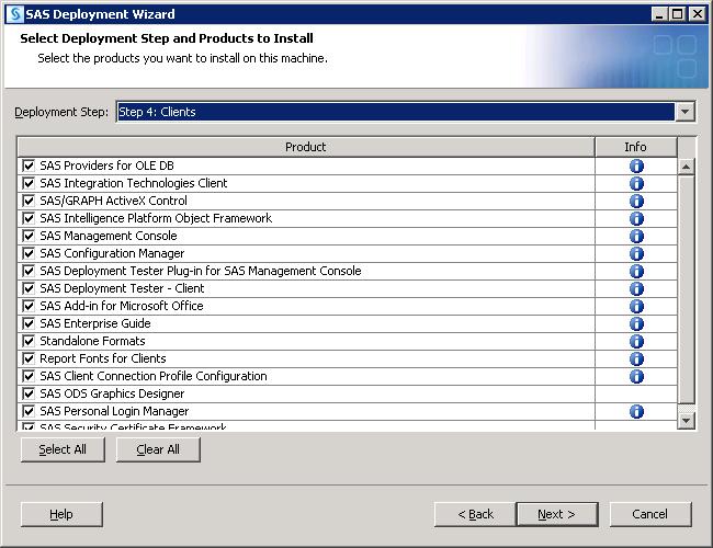 Step 6: Add SAS Users 45 Note: You can also use the stand-alone installers located in the standalone_installs directory of your SAS Software Depot to perform the client installations of SAS