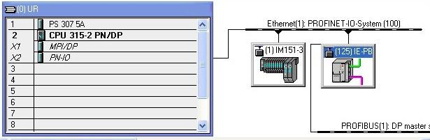 Configuration No. Instruction Screen shot 4. After confirming the dialog box with OK, the IE/PB Link PN IO is displayed on PROFINET. 5.