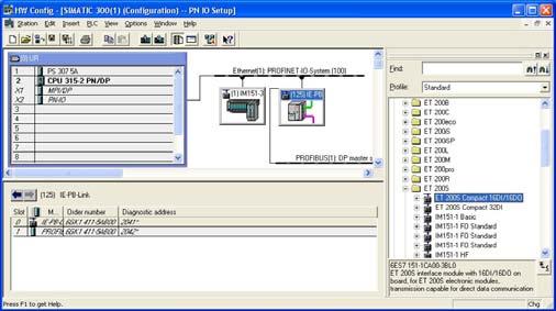 Configuration 4.6 Connecting ET 200S Compact to PROFIBUS The available IE/PB Link PN IO allows to connect PROFIBUS I/O to a PROFINET network.