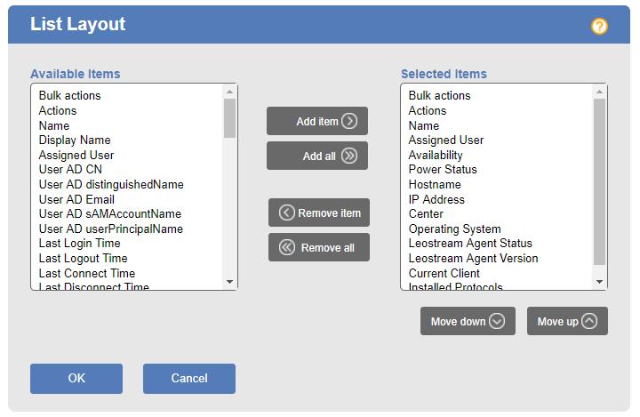 Chapter 2: Getting Started Using Standard Connection Broker Web Interface Controls Getting Context Sensitive Help You can access context sensitive help for Connection Broker forms by clicking on the