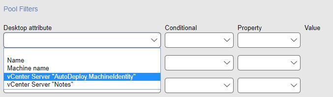 Chapter 3: Configuring Connection Broker Settings 1. Select up to four attributes in the Available attributes list. 2.