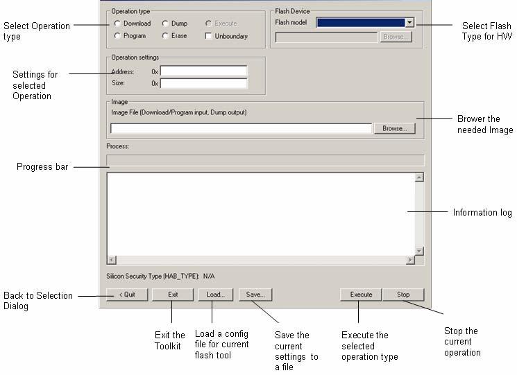 To use the Flash Tool, follow these steps: 1. In the Advanced Tools screen, click Flash Tool, and then click Go. The Flash Tool screen is displayed (Figure 4-2).