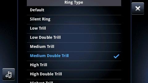 The Ring Type screen displays. 5 Tap the ringtone you want. You can tap to hear a ringtone. 6 After you select a ringtone, tap. 7 In the Edit Contact screen, tap Save.