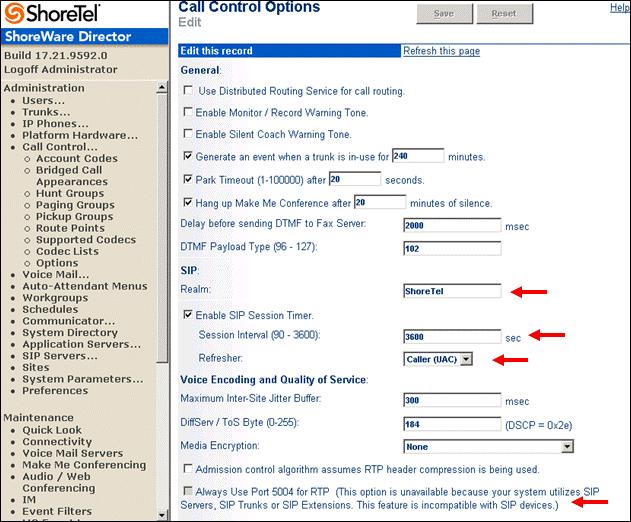 The Call Control/Options screen will then appear (Figure 3).