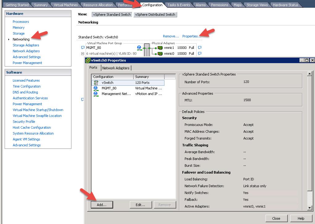 2.1. Create PXE VLAN/Port Group in vcenter Log into vcenter and create