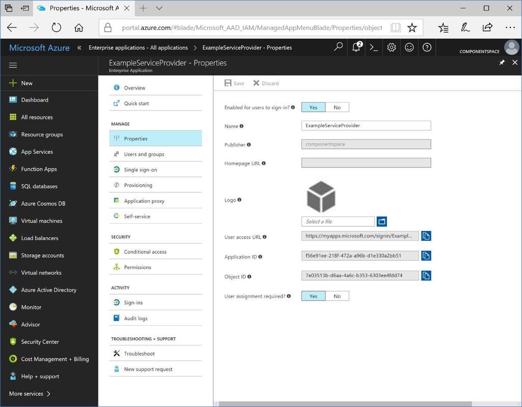 MyWorkDrive Azure AD Identify Provider Configuration The following partner identity provider configuration is included in the example MyWorkDrive service provider s SAML configuration.