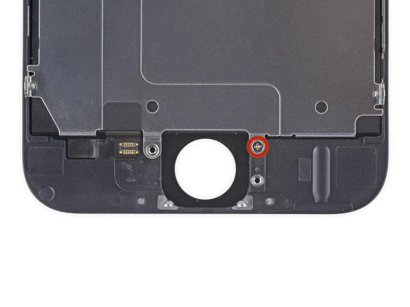 Carefully remove any remaining glass before transferring your home button to a new display.