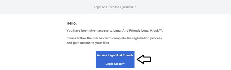 When they click the blue access button, they will be taken to the registration page: The user then is able to create their own username and password, as well as fill in First, Middle, Last name and