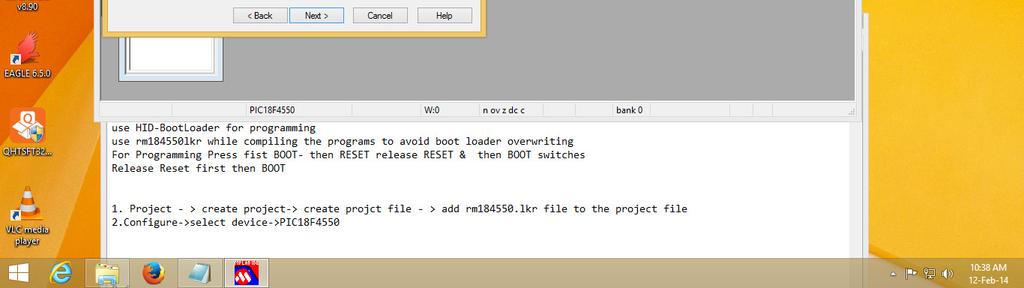 Hex file 3. Programmer-> Program PICKIT3: Start MPLAB IDE : HID bootloader 1. Programmer-> Select PICKIT3->Debugger-> Connect it 2.
