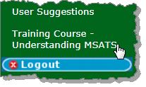 mechanisms, and operational processes. To view information about MSATS training: 1.