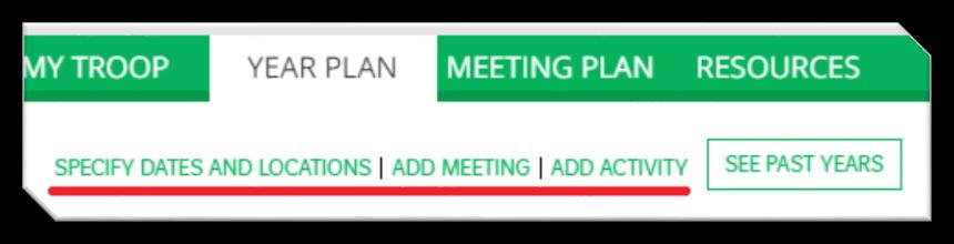 It will also provide checkboxes to avoid scheduling the week of major holidays. Click UPDATE CALENDAR to match the year plan to your meeting schedule.