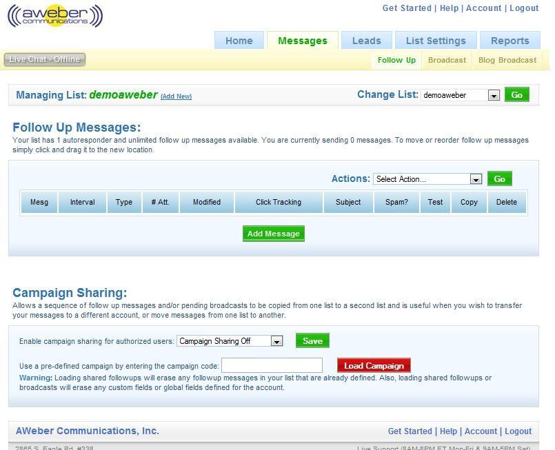 Setting Up Your First Autoresponder Message Your first message will be the message that is emailed to your new subscriber as soon as they confirm their email address.