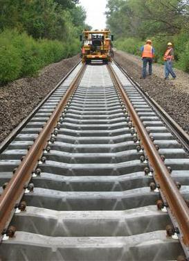 Overall Project Tasks» Design and construction of main track, including concrete ties, welded rail, etc.