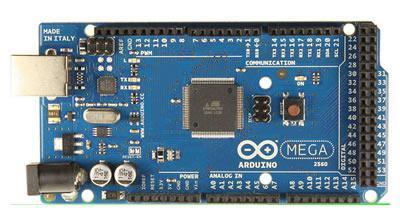 Arduino MEGA Atmel AVR MCU 128K or 256K, 16MHz 22 Digital I/O About $60 SB-B for rogramming r Communication 32 more