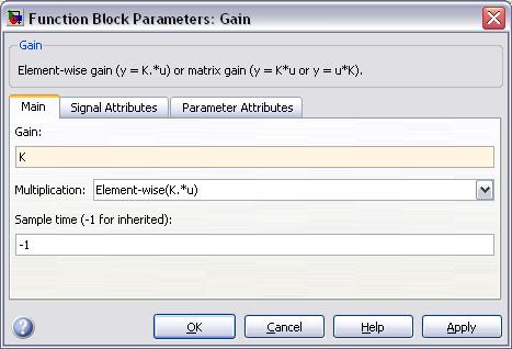 Taking Variables from MATLAB In some cases, parameters, such as gain, may be calculated in MATLAB to be used in a Simulink model.
