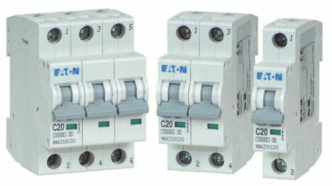 . Miniature Circuit Breakers and Supplementary Protectors UL 077 DIN Rail Supplementary Protectors WMZS Circuit Breakers Contents Description WMZS Circuit Breaker Standards and Certifications.