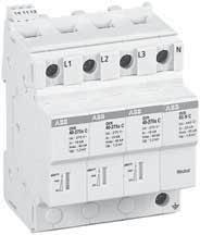 Transient voltage surge suppressors Approximate dimensions OVR range Transient voltage surge suppressor TVSS without TS 63 TVSS with TS 63 87.3 45 95.6 87.