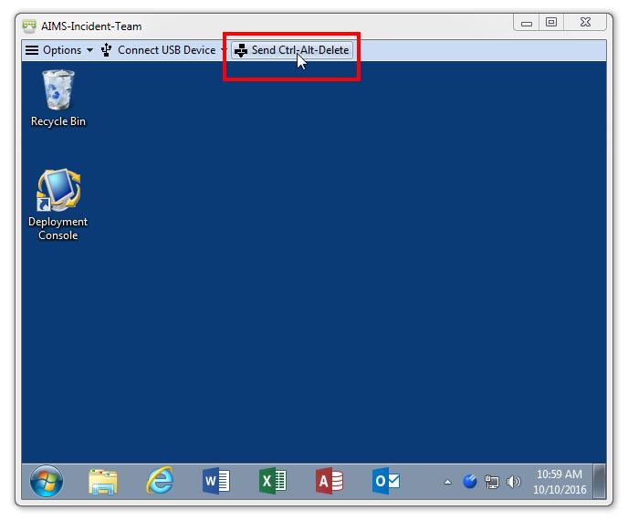 Changing Your Network Password If the light blue VMware View Menu shown in Figure 11 is not pinned to the top of your screen, move your mouse to the top of your screen to display it.
