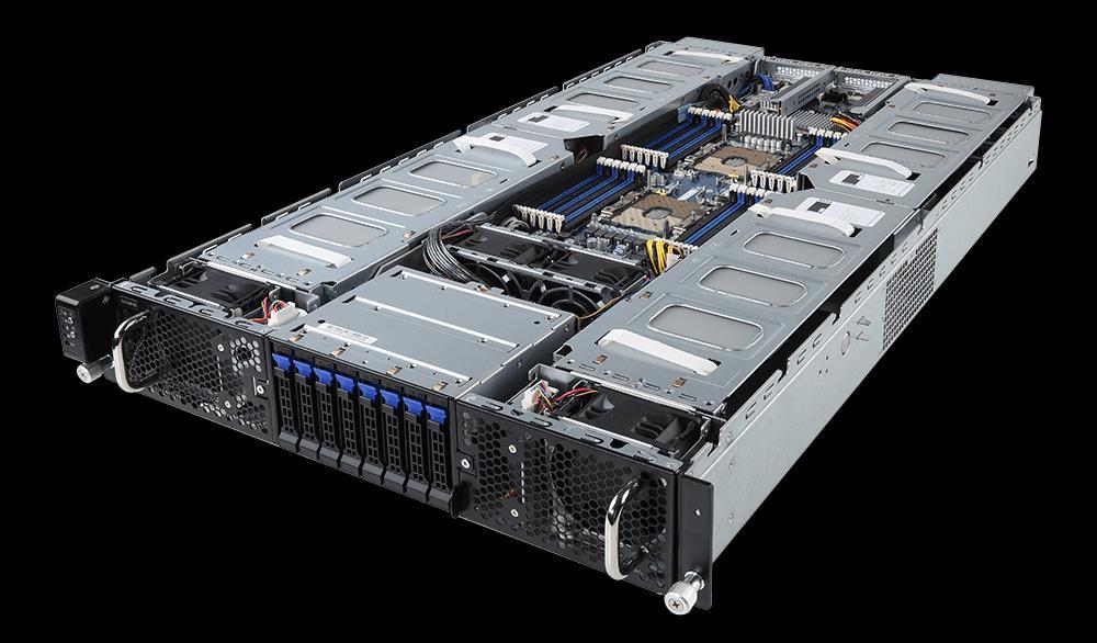 GIGABYTE G291-280 for Gorilla s Dataset & Training Service The G291-280 combines GIGABYTE s expertise in thermal and mechanical engineering to provide an industry leading density of 8 x GPU cards in