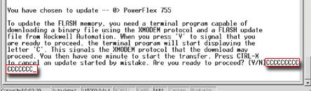 Important: You have one minute to complete steps 9 14 or HyperTerminal will return to step 5, where you must repeat steps 5 8.