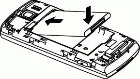 Set Up Your Phone You must first install and charge the battery to begin setting up your phone. 1. Install the battery.