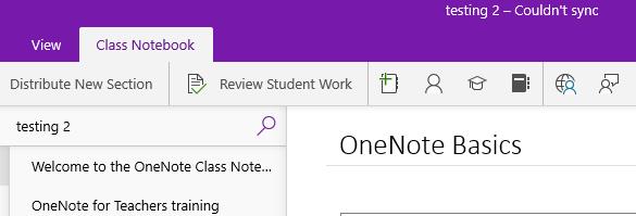 Adding a student OneNote online 1 This process needs to be completed with the online version of OneNote.