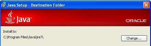 The Destination Folder will appear, leave the default folder and click Next.