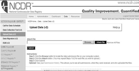 remember to do Data Quality Check Upload Data