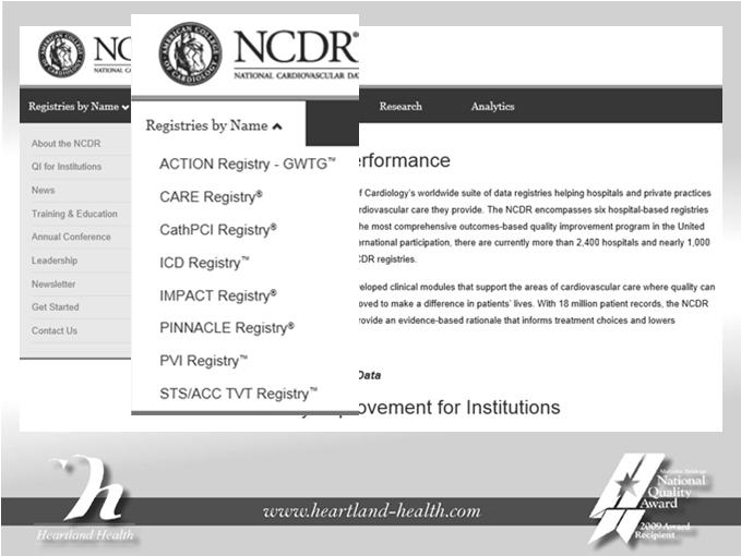 NCDR Announcements Upcoming