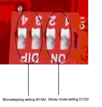 6. The setting of current,microstepping and current-decay mode adjustable 6.