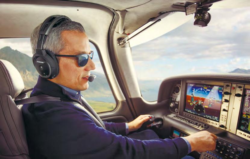 No matter what you fly, the Bose A20 is engineered to improve the experience. Acclaimed noise reduction. 30% greater active noise reduction than conventional headsets. Comfortable, stable fit.