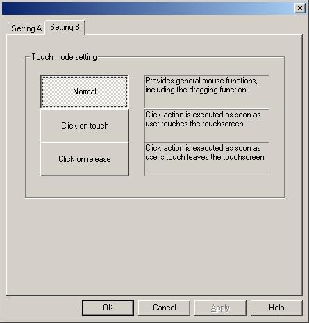 <Double Click Speed> Double Click Speed is the double click response time for Windows system. User can adjust the proper double click by dragging the cursor from left to right.